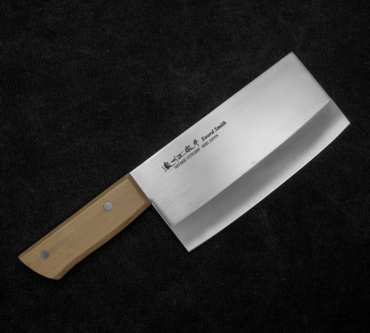 Satake Tomoko 420J2 Japoński Nóż Tasak w Stylu Chińskim Do Siekania 18cm