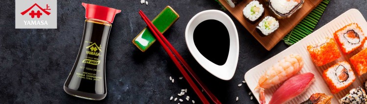 Japoński Sos Sojowy Do Sushi z Dozownikiem Smak PREMIUM 150ml YAMASA