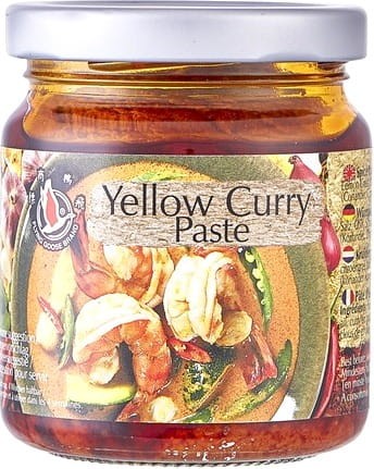 Żółta Tajska Pasta Curry Żółte Curry FGB 195g FLYING GOOSE BRAND