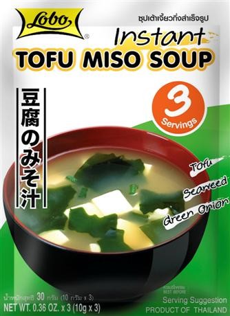 Zupa Instant Miso Tofu Gotowa Mieszanka Przypraw Do Miso Saszetka 30g LOBO