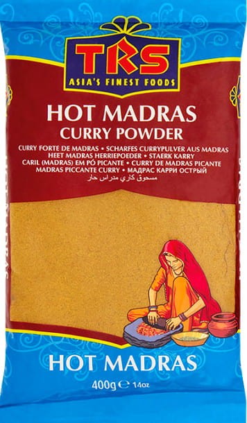 Indyjska Aromatyczna Przyprawa Curry Madras HOT Ostra w Proszku 400g TRS