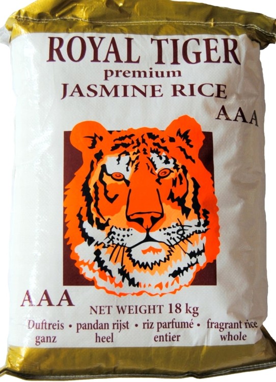 Ryż Jaśminowy Kambodża Duży Worek Jakość Premium AAA 18kg ROYAL TIGER