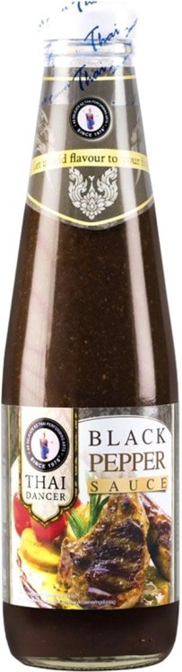 Tajski Sos Marynata z Czarnego Pieprzu Do Mięsa Warzyw Stir Fry Woka 300ml THAI DANCER