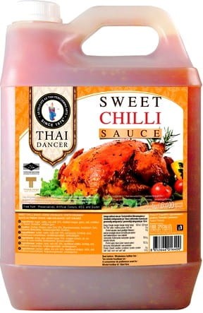 Tajski Słodki Sos Chilli Duży Kanister Gastronomiczny Dla Restauracji 6400g 6,4kg THAI DANCER