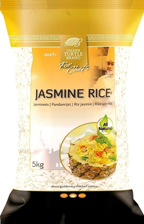 Azjatycki Ryż Jaśminowy Długie Ziarno Jakość Premium 5kg 5000g GOLDEN TURTLE BRAND