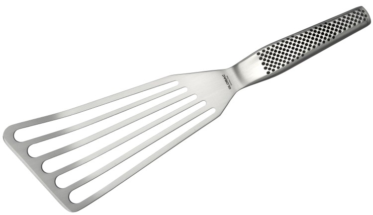 Global Japońska Łopatka Cedzakowa Szeroka Stal Nierdzewna GS-27