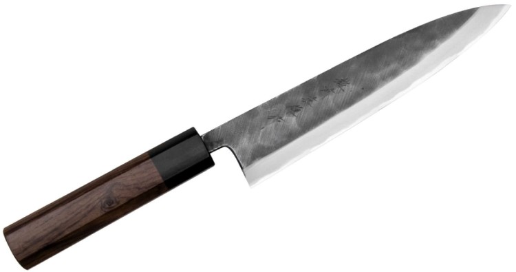 Hideo Kitaoka Shirogami Black Oktagon Nóż Miroshi Deba 21cm