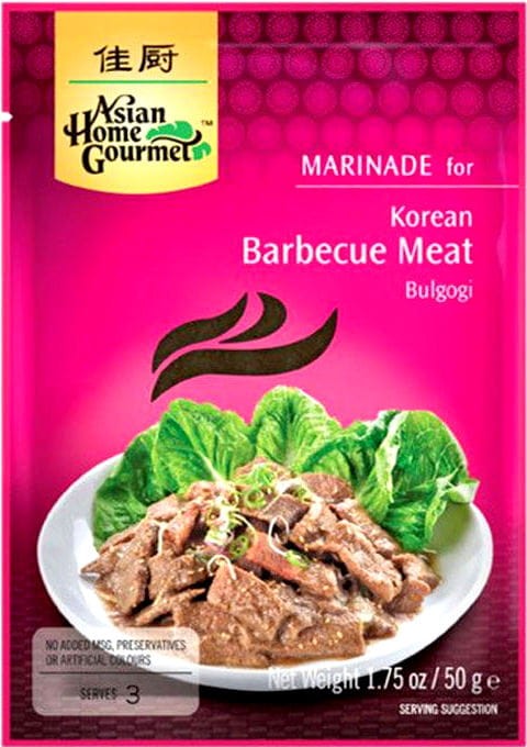 Koreańska Marynata Sos Do Grilla Mięsa BBQ Korean Bulgogi Mix 50g ASIAN HOME GOURMET