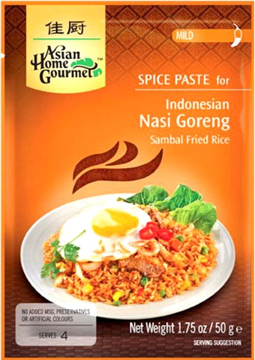 Pasta Do Indonezyjskiego Ryżu Nasi Goreng Saszetka 50g ASIAN HOME GOURMET