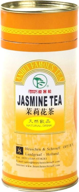 Zielona Zdrowa Herbata Jaśminowa Liściasta Wygodna Puszka 200g GREETING PINE