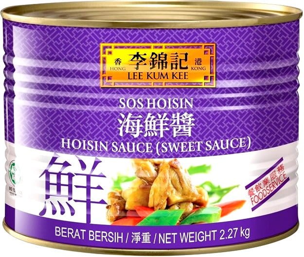 Chiński Gęsty Sos Słodki Śliwkowy Hoisin Gastronomiczny Duża Puszka 2270g 2kg LEE KUM KEE