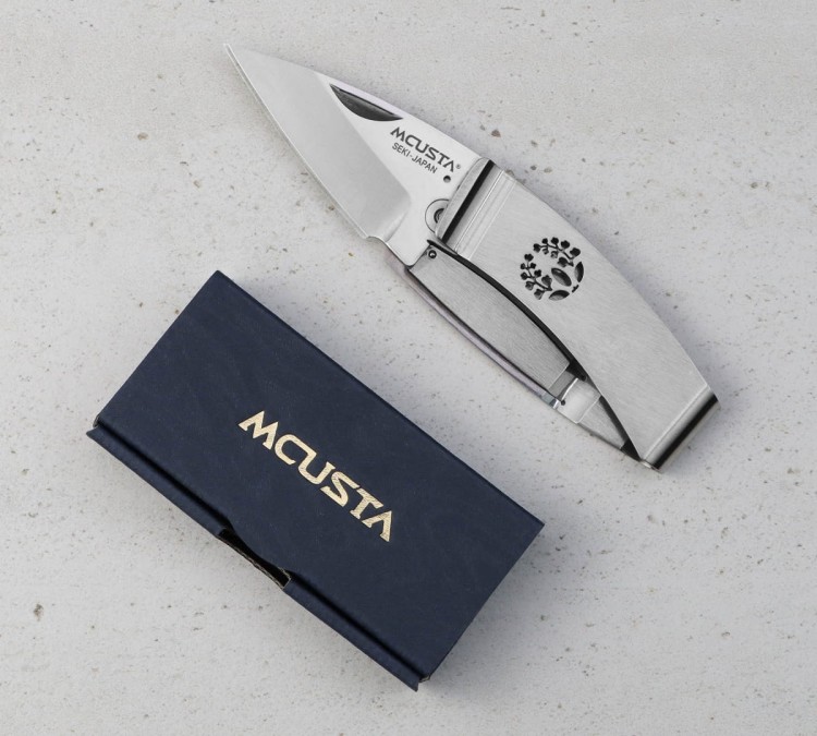 Mcusta Money Klip Fuji AUS8 Japoński Nóż Składany 5cm
