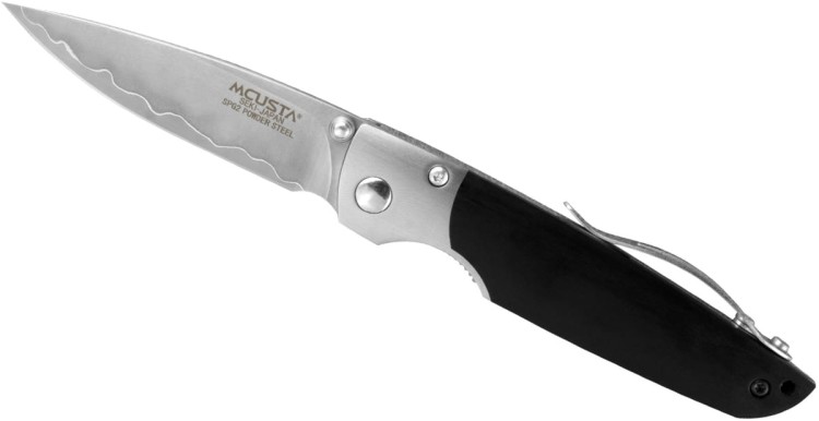 Mcusta Zanmai Mixture Black Paka SPG2 Japoński Nóż Kieszonkowy Składany 6cm