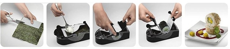 Maszynka Prasa Urządzenie Do Robienia Rollowania Sushi Roller Maker GADGET MASTER