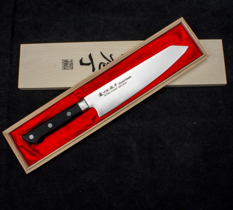 Satake Satoru Premium Japoński Ostry Nóż Kuchenny Bunka Szefa Kuchni 20cm