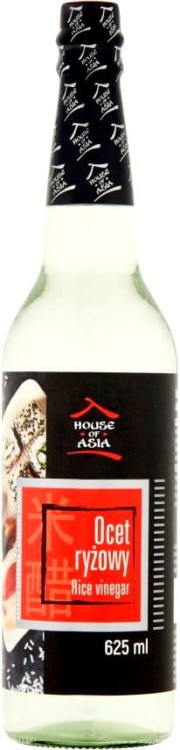 Chiński Ocet Ryżowy Do Sushi Wysoka Jakość Do Potraw i Sałatek  625ml HOUSE OF ASIA