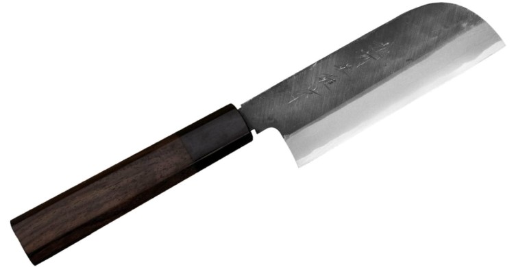 Hideo Kitaoka Shirogami Black Oktagon Japoński Nóż Kamagata Usuba 12cm