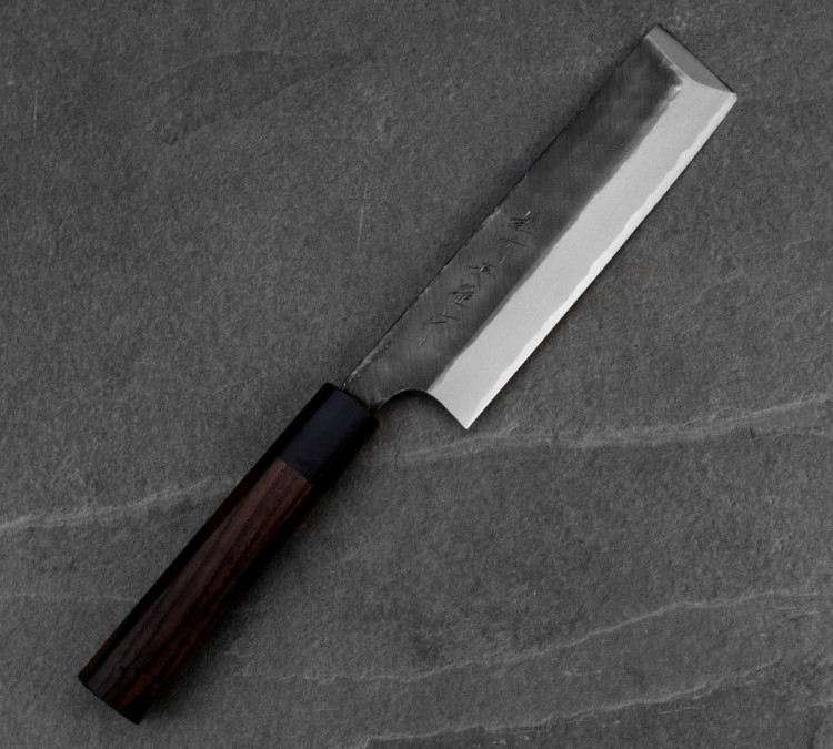 Hideo Kitaoka Shirogami Black Oktagon Nóż Usuba 16,5cm