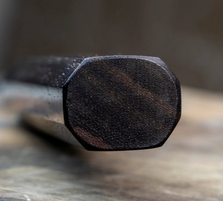 Hideo Kitaoka Shirogami Black Oktagon Nóż Kamagata Usuba 18cm