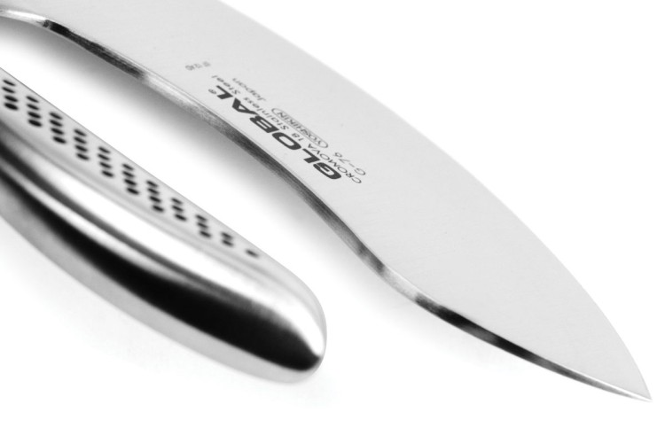 Global Japoński Siekacz Do Ziół Kuchenny Stal Nierdzewna 56-58HRC 11cm G-76