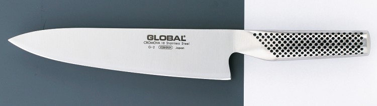 Global Japoński Ostry Nóż Kuchenny Szefa Kuchni Chef's Knife 56HRC 20cm G-2