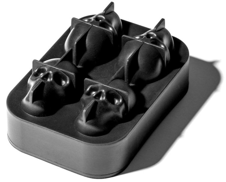 Silikonowa Foremka Forma Na 4 Duże Lodowe Czaszki Gadżet Do Drinków Na Lód GADGET MASTER