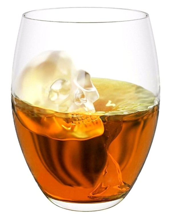 Silikonowa Foremka Forma Na 4 Duże Lodowe Czaszki Gadżet Do Drinków Na Lód GADGET MASTER