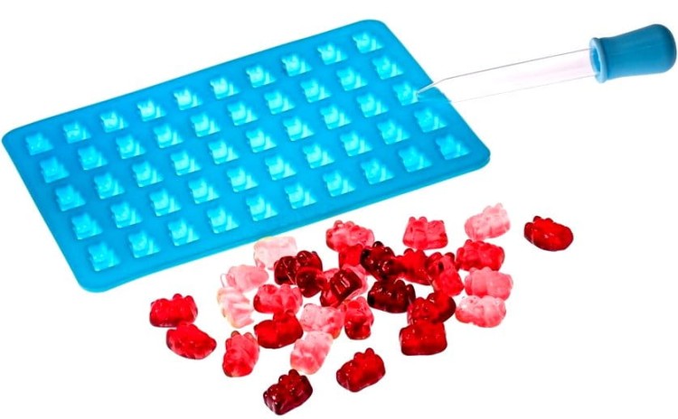 Foremka Silikonowa Miśki Misie Żelki Lód Żelatyna z Pipetą Dla Dzieci GADGET MASTER