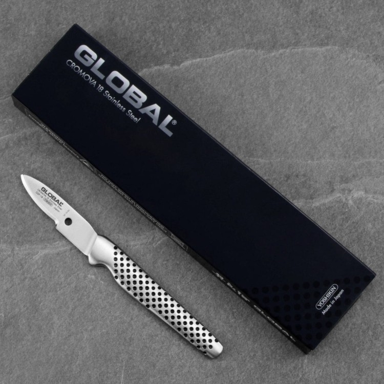 Global Japoński Ostry Nóż Nożyk Do Kraba i Homara Stal Nierdzewna GSF-18