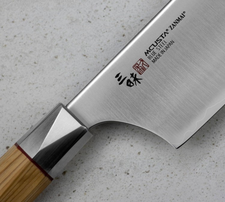Mcusta Zanmai Beyond Aogami Super Japoński Nóż Tasak Nakiri Siekania 16,5cm