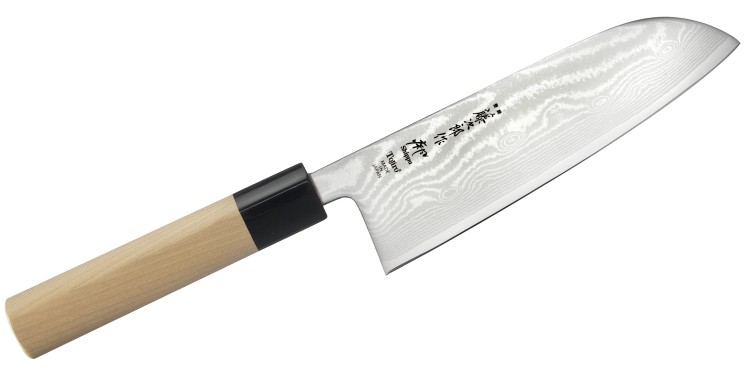 Tojiro Shippu VG-10 Japoński Nóż Kuchenny Santoku Do Warzyw 60 HRC 16,5cm