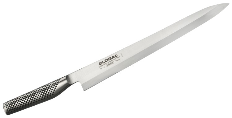 Global Japoński Nóż Yanagi Sashimi Praworęczny 30cm G-14R