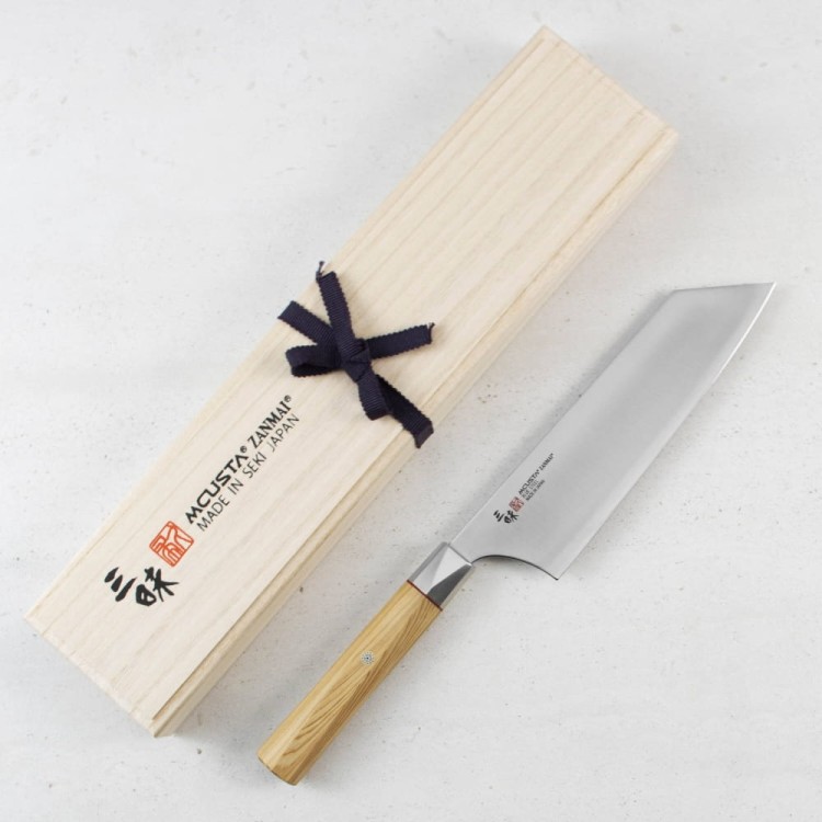 Mcusta Zanmai Beyond Aogami Super Japoński Nóż Bunka Szefa Kuchni 18cm