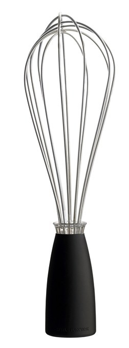 Trzepaczka Powlekana Silikonem Czarna Premium Wysokość 25cm STEEL-FUNCTION