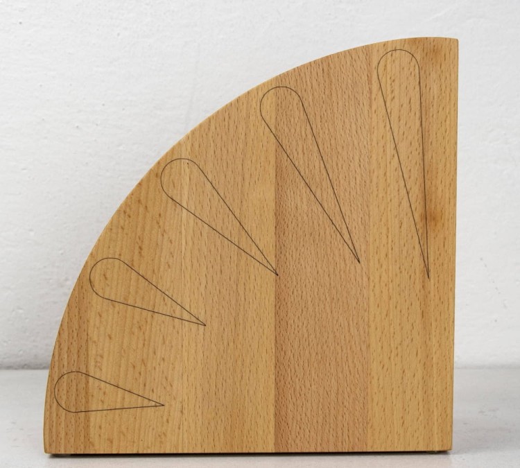 BISBELL Bambusowa Listwa Magnetyczna Bambus Na Noże 36cm 360mm BMKR20-36-BA