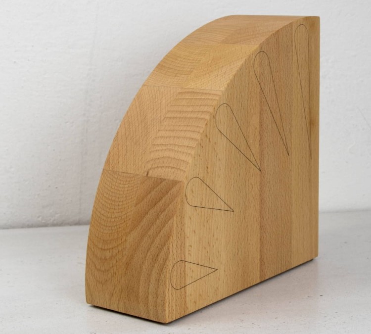 BISBELL Bambusowa Listwa Magnetyczna Bambus Na Noże 36cm 360mm BMKR20-36-BA