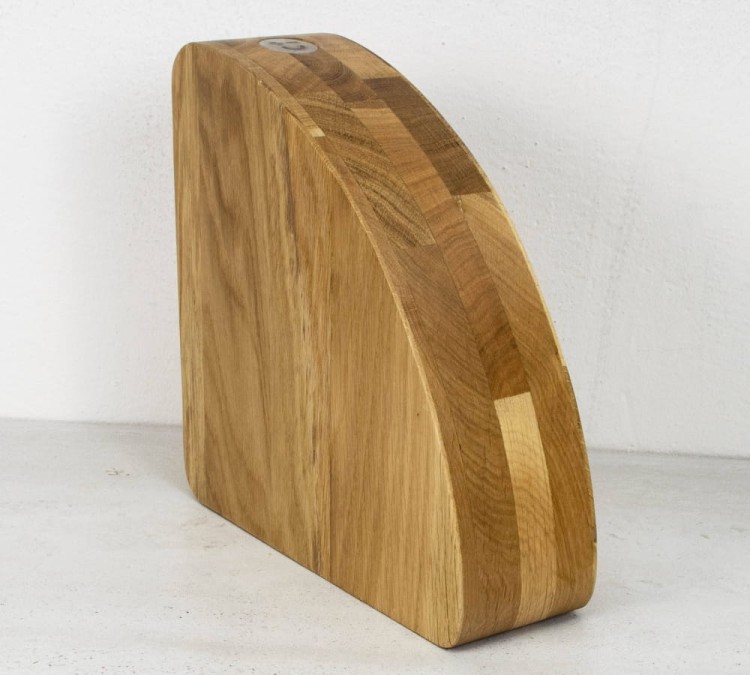 BISBELL Drewniany Blok Magnetyczny Dąb Dębowy Na Noże 25cm x 25cm BMMBO250