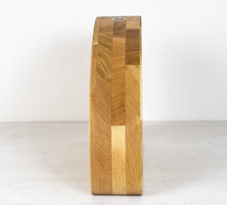 BISBELL Drewniany Blok Magnetyczny Dąb Dębowy Na Noże 25cm x 25cm BMMBO250