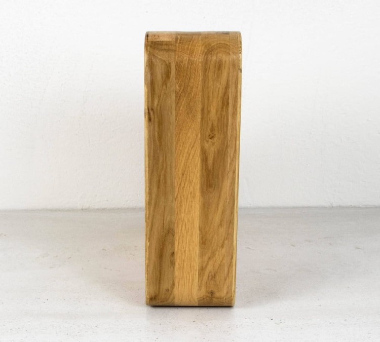 BISBELL Drewniany Blok Magnetyczny Dąb Dębowy Na Noże 25cm x 25cm BMMBO250