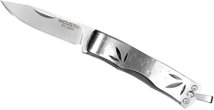 Mcusta Zanmai Neckknife Bamboo Corian AUS-8A Japoński Nóż Składany 5,5cm