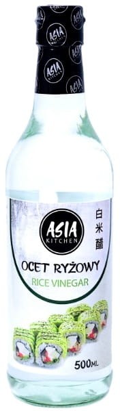 Ocet Ryżowy z Ryżu Do Zaprawy Sushi Sałatek Marynat 500ml ASIA KITCHEN - Sushi-Sklep.pl
