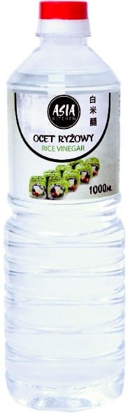 Ocet Ryżowy z Ryżu Do Zaprawy Sushi Sałatek Marynat 1 Litr 1000ml ASIA KITCHEN