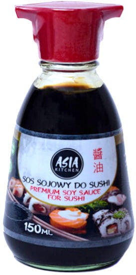 Sos Sojowy Japoński Dyspenser Do Sushi Premium Soy Sauce 150ml ASIA KITCHEN