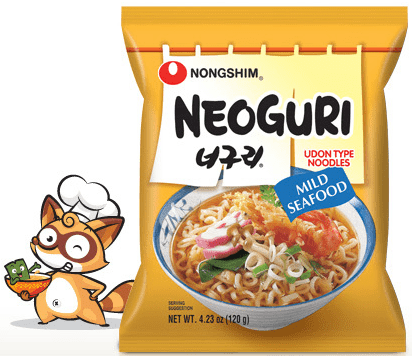 KARTON Koreańska Zupka Błyskawiczna Instant Neoguri Owoce Morza Łagodna 20x120g NONGSHIM