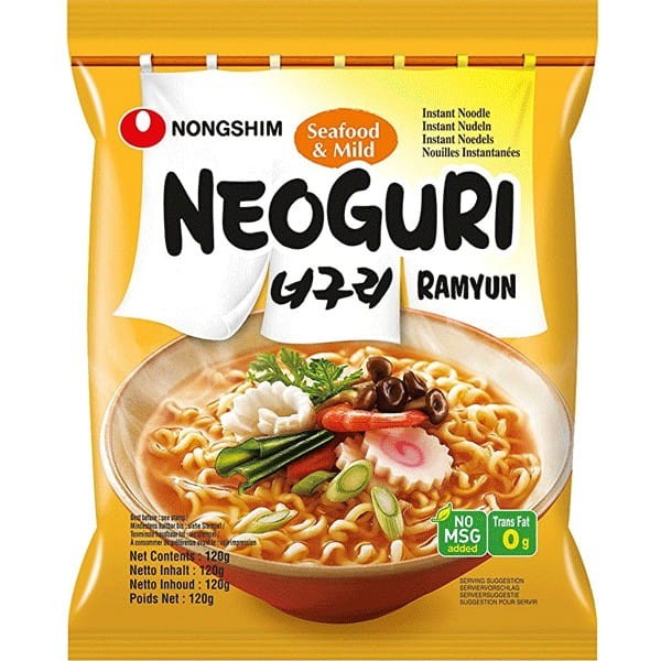 KARTON Koreańska Zupka Błyskawiczna Instant Neoguri Owoce Morza Łagodna 20x120g NONGSHIM