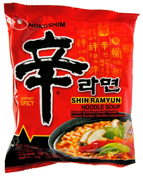 KARTON Koreańska Zupka Błyskawiczna Instant Shin Ramyun 20x120g NONGSHIM