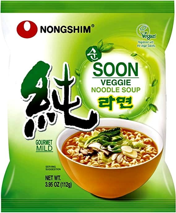 KARTON Koreańska Zupka Błyskawiczna Instant Soon Veggie Ramyun 20x112g NONGSHIM