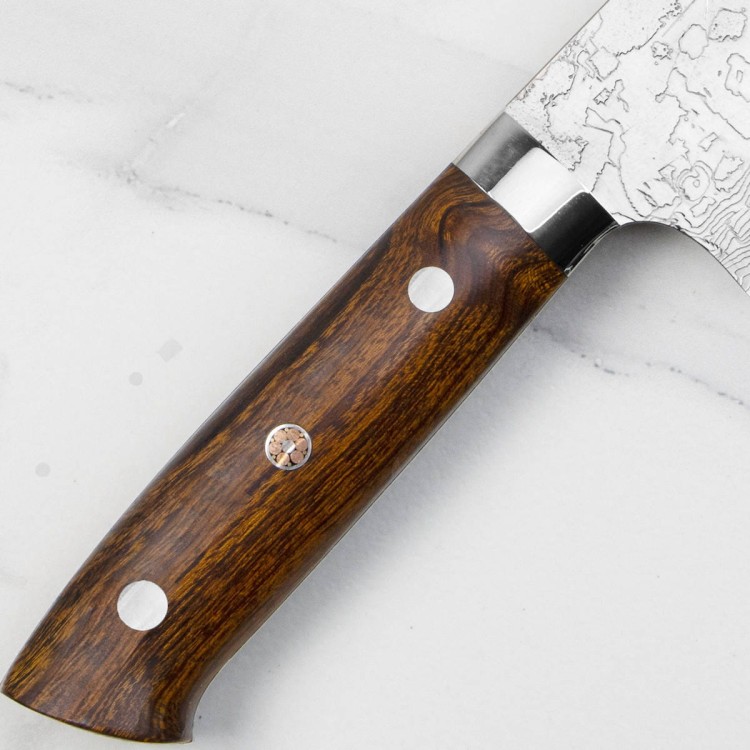 Takeshi Saji R2 Diamond Ręcznie Kuty Nóż Szefa Kuchni 21cm