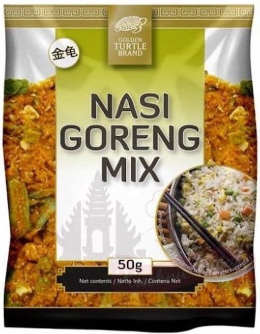 Mieszanka MIX Warzyw Przypraw Do Smażonego Ryżu NASI GORENG  50g GOLDEN TURTLE BRAND