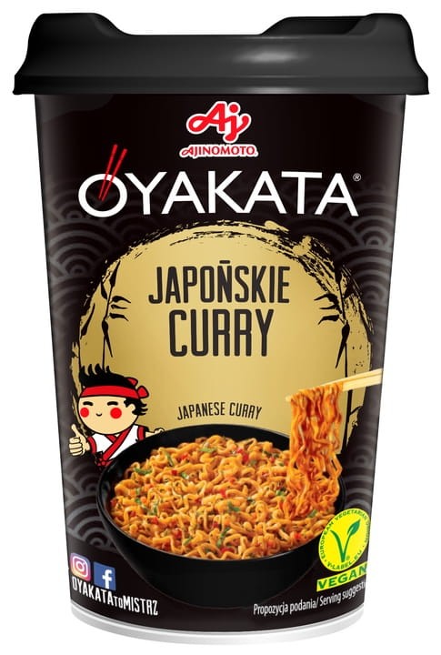 Azjatycka Zupka Błyskawiczna Makaron Instant Japońskie Curry Kubek Cup 90g OYAKATA